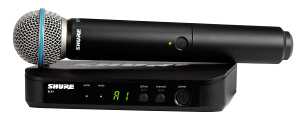 Shure BLX24 B58 Sistema Vocal sem Fio