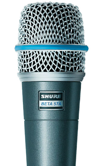 Shure Beta 57A Microfone para Instrumentos de Alto Volume-