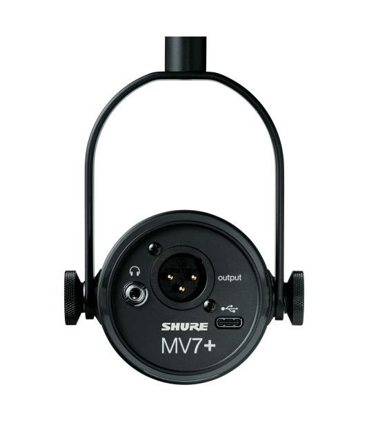 Shure MV7+ Microfone Dinâmico para Podcast-