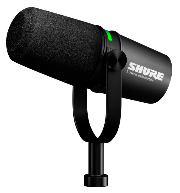 Shure MV7i Microfone e Interface Inteligente-