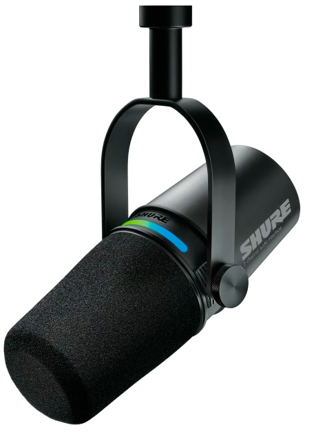 Shure MV7i Microfone e Interface Inteligente