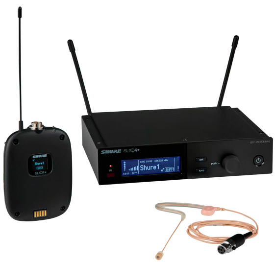 Shure SLXD14+ 153T Sistema sem Fio Digital com Headset
