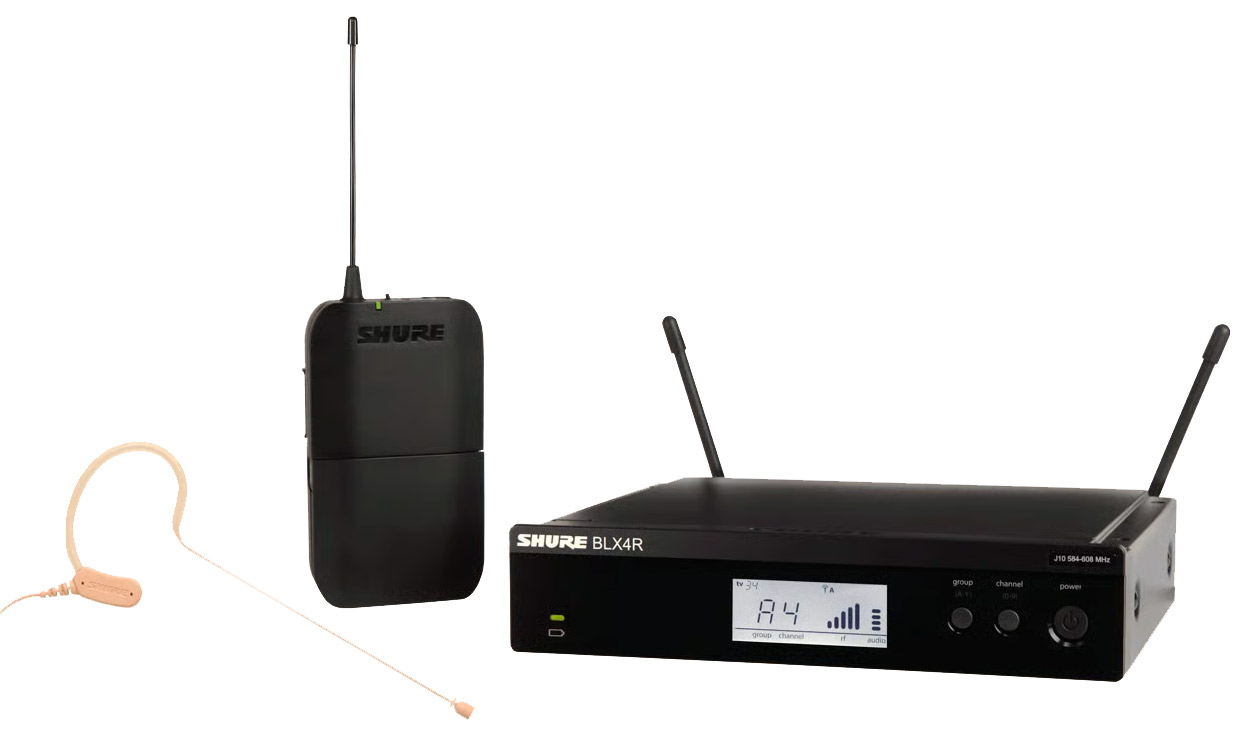 Shure BLX14R MX53 Sistema sem Fio com Microfone Earset