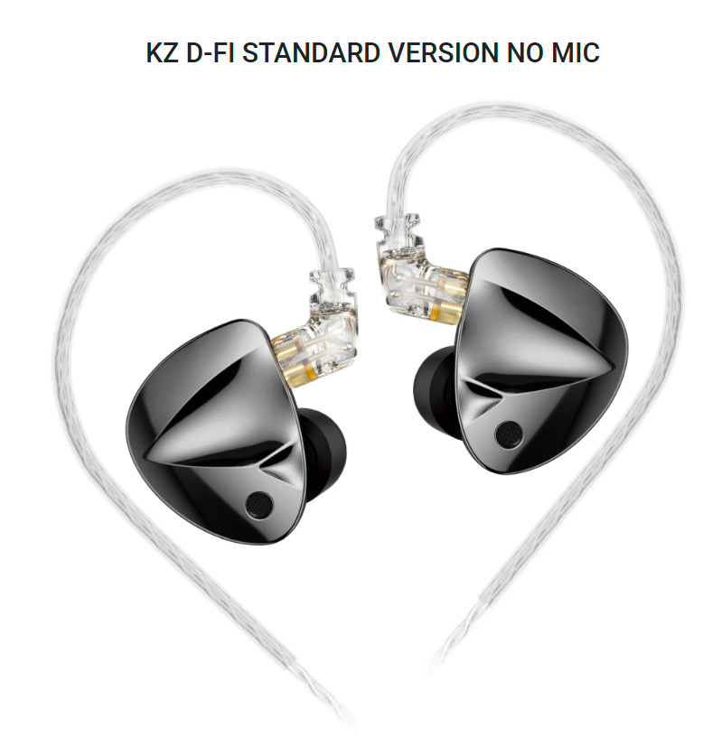 KZ D-Fi Fone In-Ear sem Microfone-