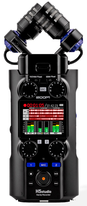 H5studio Zoom Gravador Portátil