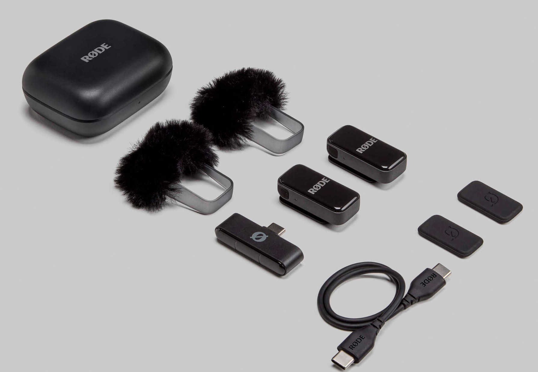 Wireless Micro USB-C Microfone Ultracompacto sem Fio Rode-
