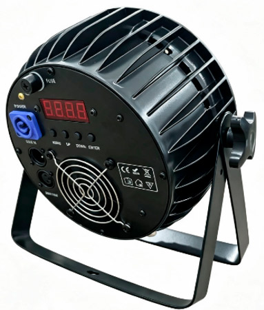 ZY-1806 Canhão Led Slim 18x18W 6 em 1 RGBWA+UV Martino-----